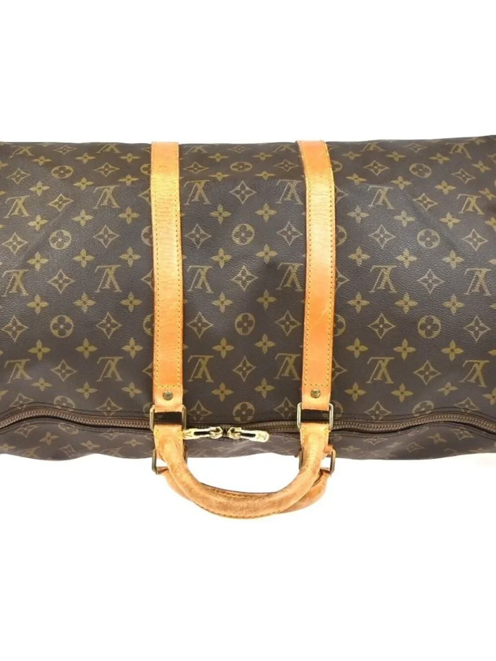 LOUIS VUITTON Keepall 50 Travel Hand Bag Monogram Leather Brown M41426 73YH911 - Picture 6 of 15